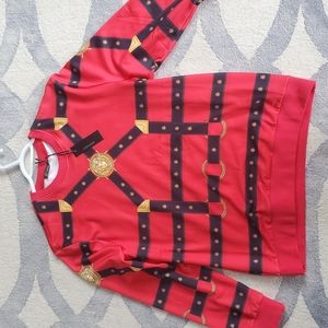 Versace Harness Print Sweatshirt